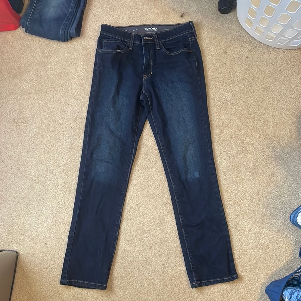 Sonoma slim straight flex wear 30/30